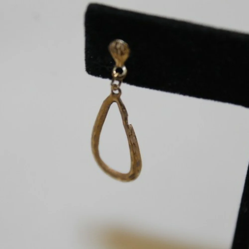 14K Gold Earrings - Picture 3 of 4